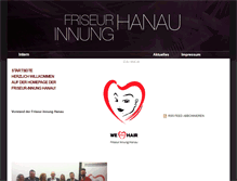 Tablet Screenshot of friseurinnung-hanau.de